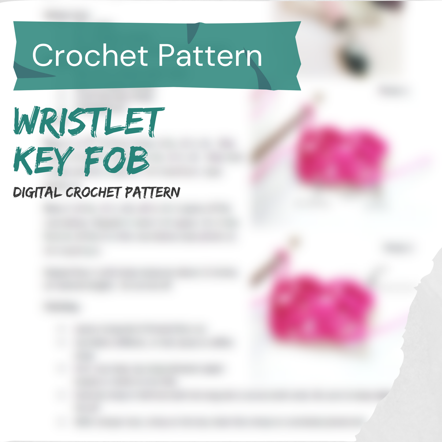 Lace Wristlet - Crochet Digital Pattern