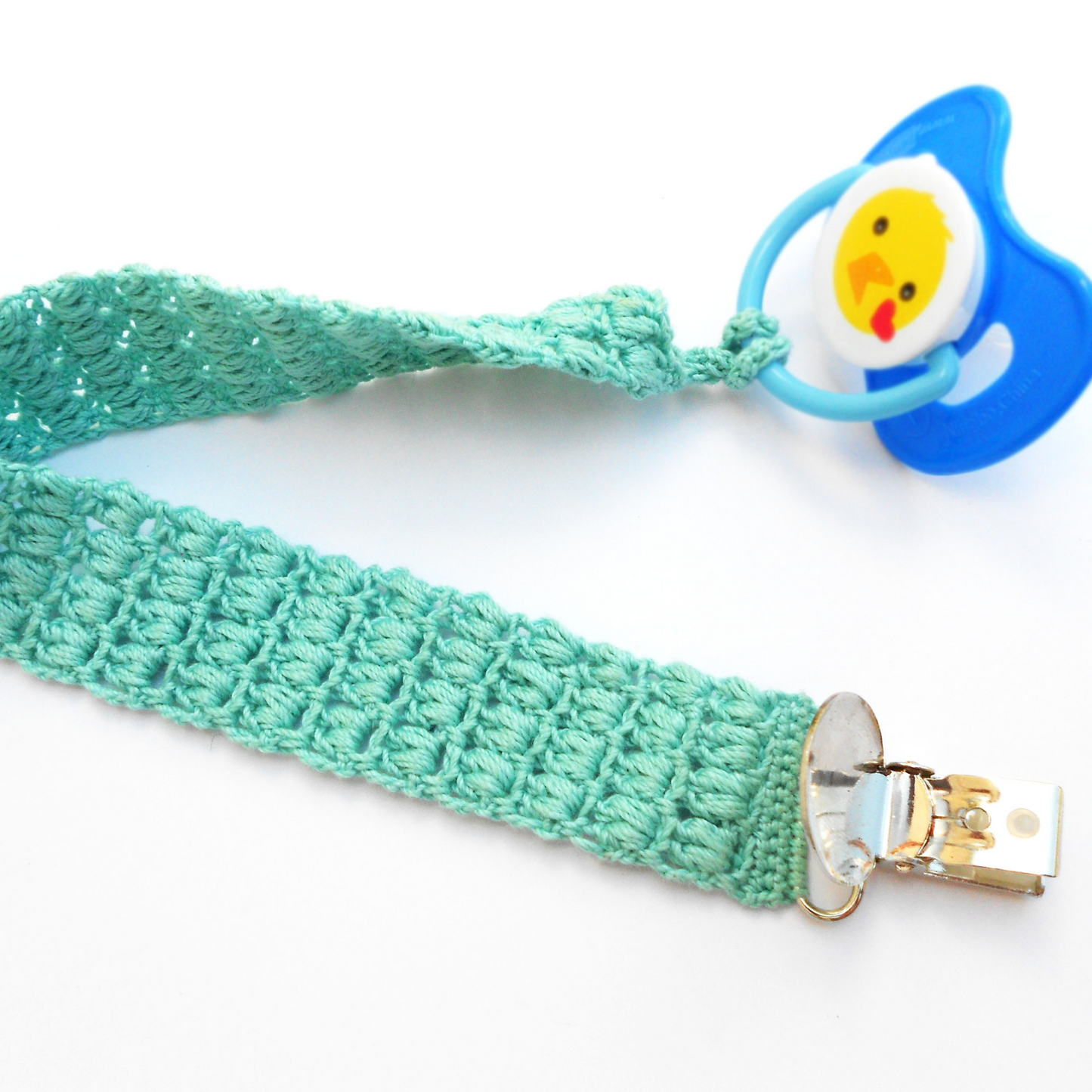Cluster Paci Clip Crochet Pattern