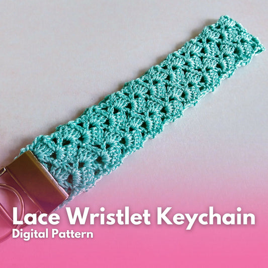 Lace Wristlet Crochet Pattern (Beginner-Friendly PDF Download)