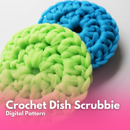 Crochet Scrubbie Pattern (Beginner-Friendly PDF for Dish & Face Scrubbies)